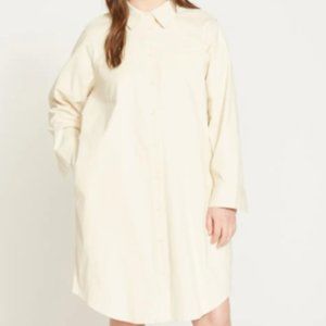 NWT Universal Standard Carefree Stretch Twill Shirtdress size XS